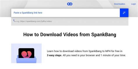 Descargador de videos SpankBang